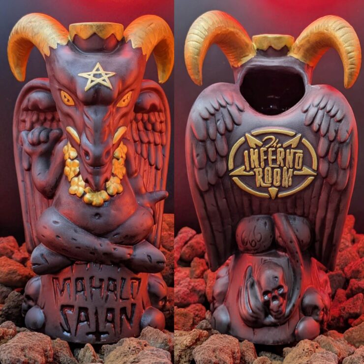 Mahalo Satan Mug – GREY
